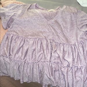 Purple Babydoll Top